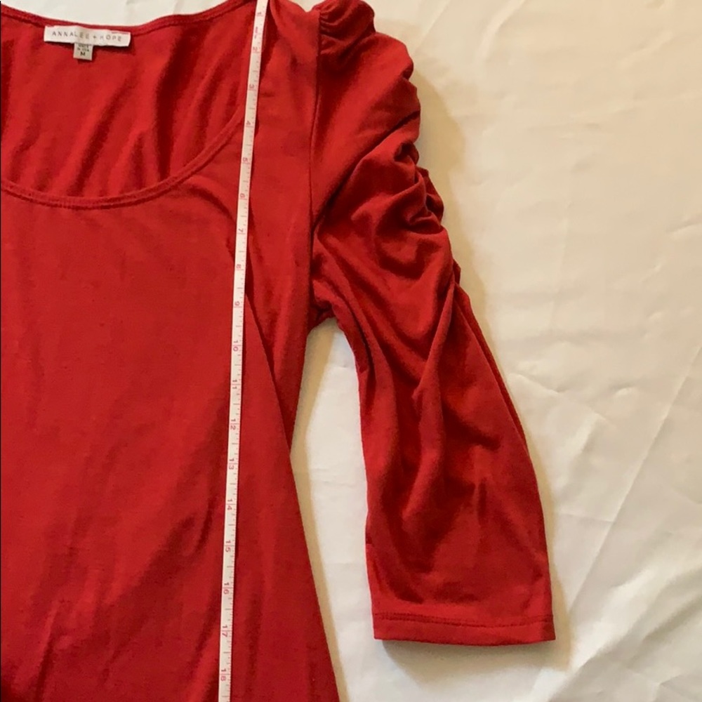 ANNALEE + HOPE Red Top - Picture 4 of 5